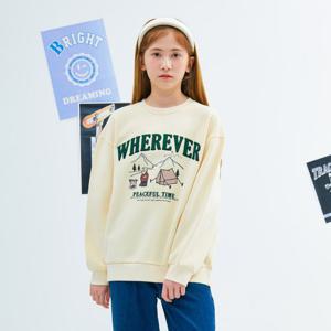 [오션스카이]공용 부클 앞판 캐릭터 기모 맨투맨 T-shirt