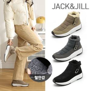 [잭앤질] 투톤매치 앵클 털슬립온(JD2713)