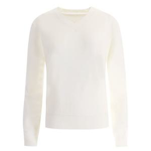 [샵앤]여성 애니 울 V넥 데일리 간절기 이너 모달 긴팔 니트 티셔츠 JG-WKN-1566-아이보리