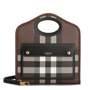 [버버리] 미니 포켓백 8071386 LL MN POCKET BAG GC9 로고 토트