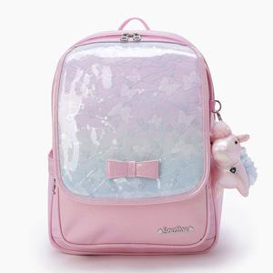 [베네통키즈] 샤스팽글 플랩 책가방_QCBG03411PK