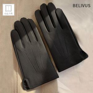 [빌리버스] 남성 가죽장갑 겨울 따뜻한 장갑 BKJ015