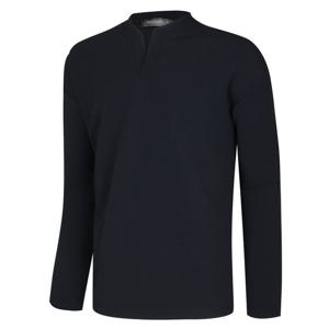 남자 헨리넥 데일리 V트임 긴팔티 SO-TSA-Q019-네이비