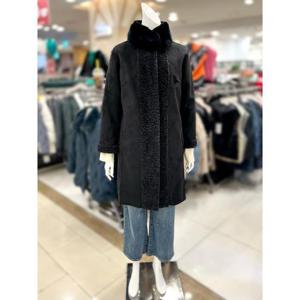 소고 세이브존01 렉스 카라 인조 무스탕 코트 TF4WA37