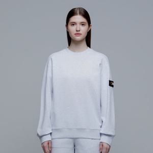 내셔널지오그래픽 N241USW902 라르가 오버핏 와펜 맨투맨 IVORY