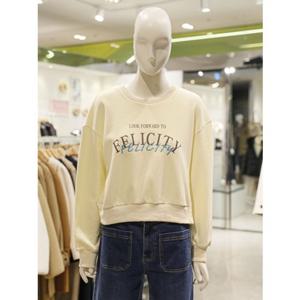 SOUP 숲 옆트임 레터링 맨투맨 티셔츠 (SA3LT32)