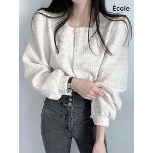 [에꼴드파리]프레그 스퀘어넥 자켓_F42WJB001Z