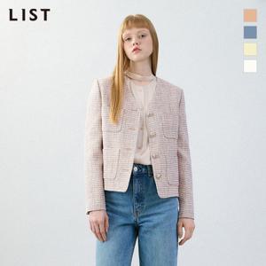 [리스트] 레귤러 브이넥 트위드 자켓_TWWJKO52030
