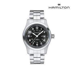 [해밀턴]H70515137 카키 필드 오토 42mm 블랙 메탈 남성 시계