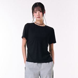 [체이스컬트]여성 골지 셔링 반팔 티셔츠-DBRG5875D03