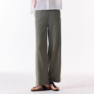 [체이스컬트]여성 린넨 라이크 와이드 팬츠-DBRG2273C0V
