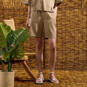 [체이스컬트]여성 린넨라이크 4부 팬츠-DCRG2571E0X