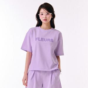 [체이스컬트]여성 쿨링 코튼 절개 반팔 티셔츠-DBRG5877D0T