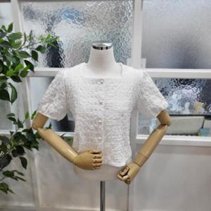 부루앤쥬디 sh06 리플스퀘어블라우스 IV BQEBL003P