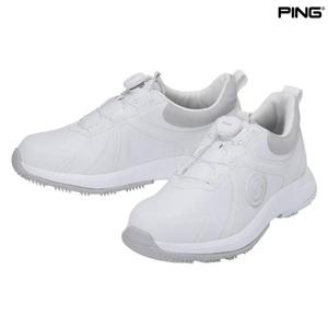 [핑골프]여성 다이얼 스파이크리스 스니커즈 골프화 (621D2SE051_WH)