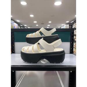 [크록스][크록스] 스톰프 피셔맨 샌들  209938-0WV 초크 (153305