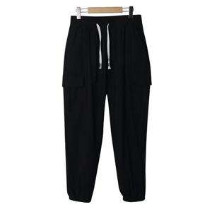 샵앤) 카고 여성 여름 건빵 밴딩 조거 팬츠 BYGO-WPT-3470-블랙