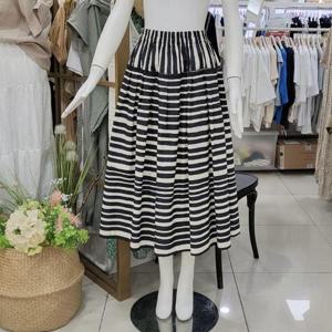 스테파니 DP01 스트라이프 벌룬 벨 스커트 A24SK4212