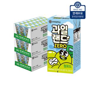 연세우유 과일랜드 제로 청포도 190ml 72팩