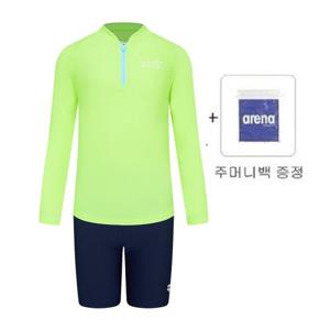 플레닛 아동 반집업 래쉬가드세트A4BB1BS01LIM_MN