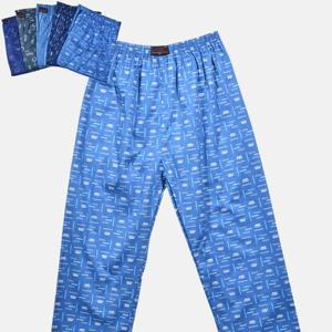 부드러운 고급 특면 남성 9부 홈웨어 파자마 잠옷하의