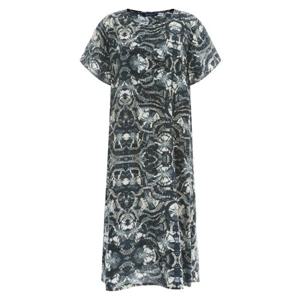 [샵앤]쿨링 여성 냉감 이지웨어 간편룩 인견 3부 반팔 롱 원피스 G-PP-WDR-12080-그레이