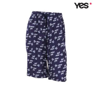 [예스]네이비 로고플레이 레이온 남성 이지웨어 하의 YSMEA453