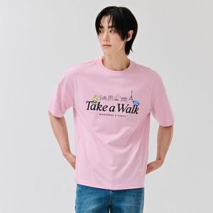 [체이스컬트]공용 캐릭터 그래픽 반팔 티셔츠-DCRU5845E0P