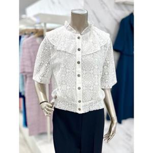 미니멈 세이브존01 레이스 하이넥 블라우스 MYBGWB4150