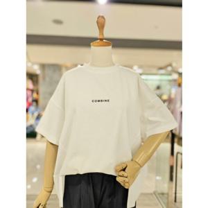 [코데즈컴바인] 절개포인트 레터링 티셔츠 (CJC-TS301W8)