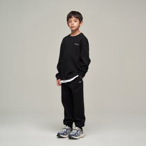 [내셔널지오그래픽 키즈] K243UPB920 맨투맨 SET CARBONBLACK