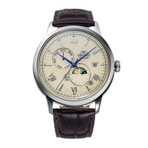 오리엔트 오리엔트 (Orient) 밤비노 썬 앤 문 썬 앤 문 기계식 오토매틱 클래식 아이보리 RN-AK0803Y [정품]