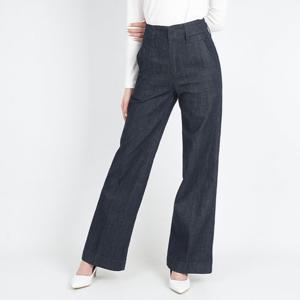 [게스]게스 여성 청바지 핀턱 와이드 블루블랙 YN5D0155 B