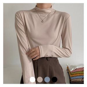 [예쎄 오피스](예쎄) 쫀득 간절기 이너 반폴라 티셔츠(S4FTS002A