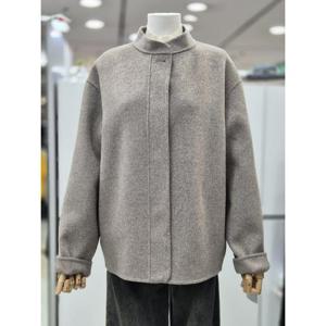 밀스튜디오 세이브존04 울100% 차이나넥 핸드메이드하프코트 LQBCOC112
