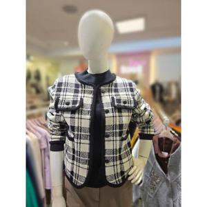 수스 세이브존03 체크 니트자켓 KSMS244NJKA19