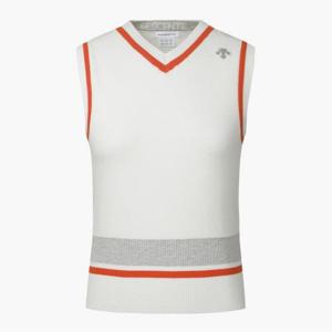 데상트골프웨어 GQC DO32WFKV81-IVYG 여성 브이넥 니트 베스트 /