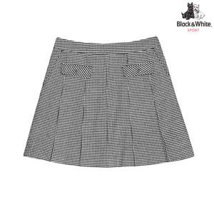 [블랙앤화이트] 여성 하운드투스 체크 큐롯 4004LXWP_BLACK