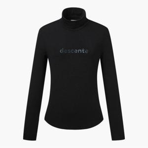 M 데상트골프웨어 GQC DO32WFTL82-BLKG 여성 셔링 포인트 하이넥