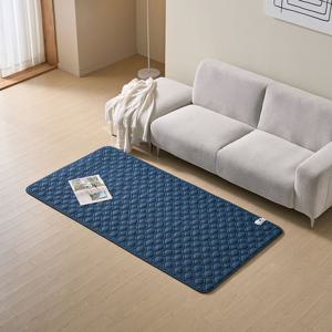 EMF인증 전자파 없는 뮤넥스 탄소매트 네이비 싱글/전기요/매트