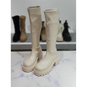 한슈 세이브존03 하이 베이직 미들굽 롱부츠 6cm AGHS91611vgA