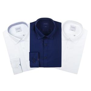 [예작(셔츠)]면혼방 부드러운 솔리드 내구성 우수 예작 가을 겨울 긴팔셔츠 YJ4FBS150WH외