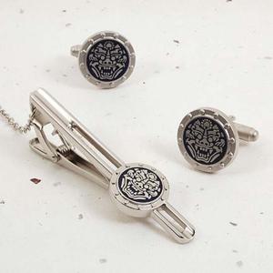 (카라빈카)문양넥타이핀 커프스set도깨비