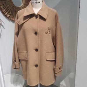 르피타 HC06 오버핏 싱글 코트(베이지) L244UJKA53