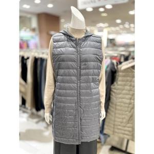 [트리아나]소고 세이브존01 니트 후드넥 구스 패딩 조끼 AH4VA07