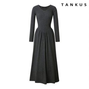 [탱커스]브이넥셔링니트골지원피스 (TW4OP005L0)