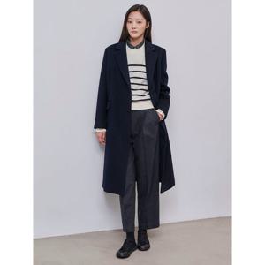 [빈폴레이디스] 테일러드 반더블 롱 코트 네이비 (BF4X30C21R)
