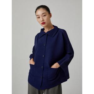 [플리츠미][플리츠미] 하이넥 돌먼 슬리브 자켓_EPJKF124008