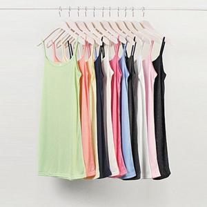 [시드마켓]빅사이즈여성의류  0018RL 심플 롱 끈 나시 IN 여자 큰옷