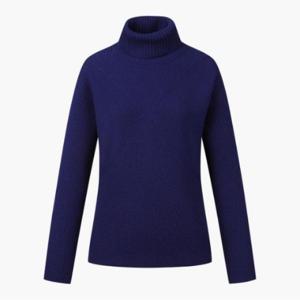 데상트골프웨어 GQC DO41WFKPO1-DBLG 여성 믹스 조직 하이넥 니